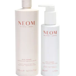Neom Wellbeing London Bundles Duo: Real Luxury Cocooning Shower Cream & Multi Mineral Milk Outlet