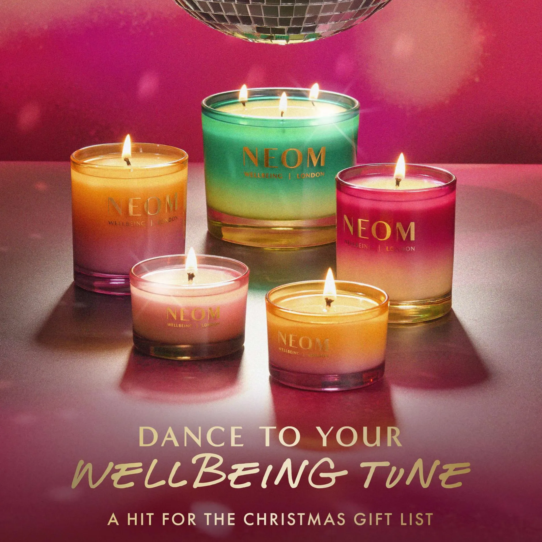 Neom Wellbeing London Perfect Peace 3 Wick Candle 420g Discount