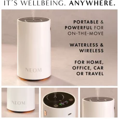 Neom Wellbeing London Pod Mini+ Waterless Essential Oil Diffuser White Online