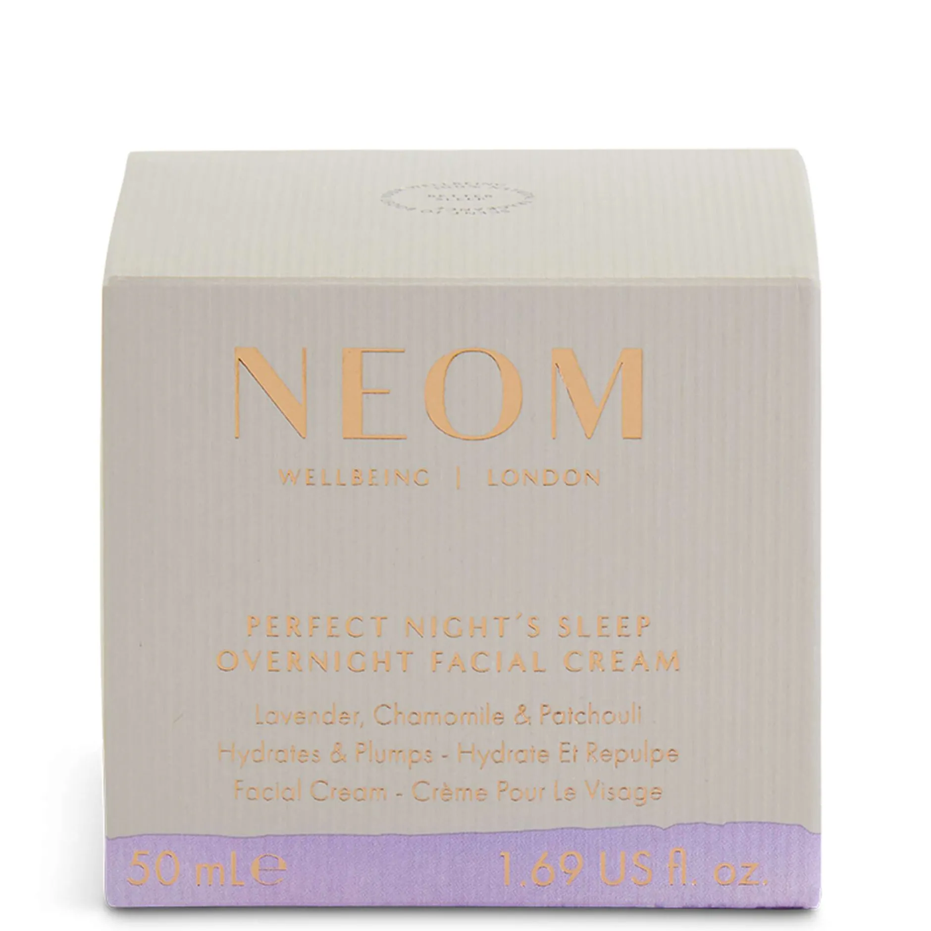 Neom Wellbeing London Scent To Sleep Perfect Night's Sleep Overnight Facial Cream 50ml New