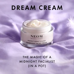 Neom Wellbeing London Scent To Sleep Perfect Night's Sleep Overnight Facial Cream 50ml New