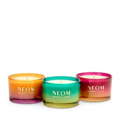 Neom Wellbeing London Winter Wellbeing Candle Trio Gift Set Outlet
