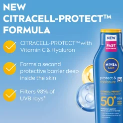 Nivea Sun Care Protect & Moisture Lotion SPF50+ 400ml