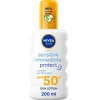 Nivea Sun Care Sensitive Immediate Protect SPF50+ Spray 200ml Sale