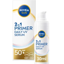Nivea Sun Care UV Face Specialist 2in1 Primer Daily UV Serum SPF50+ 40ml Clearance