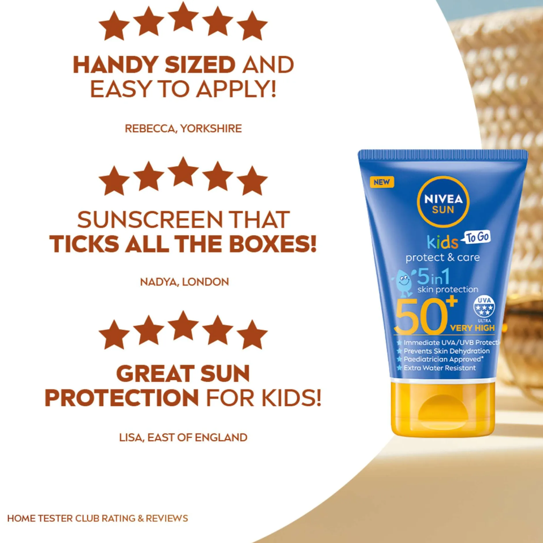 Nivea Sun Kids Protect & Care To Go SPF50+ Lotion 50ml Sale