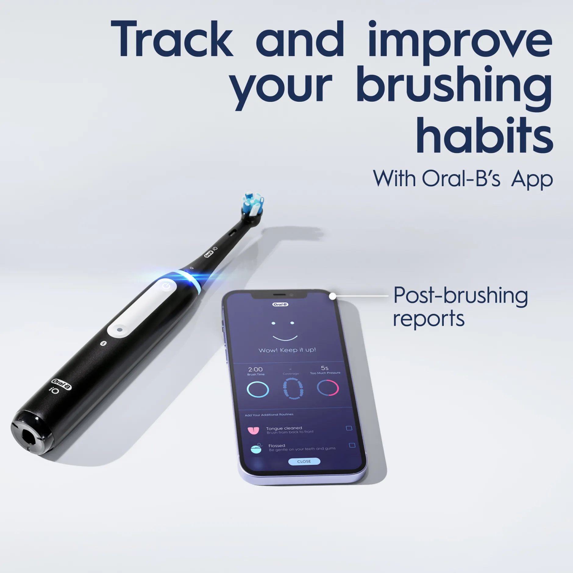 Oral-B iO 4 White Electric Toothbrush with Travel Case Outlet
