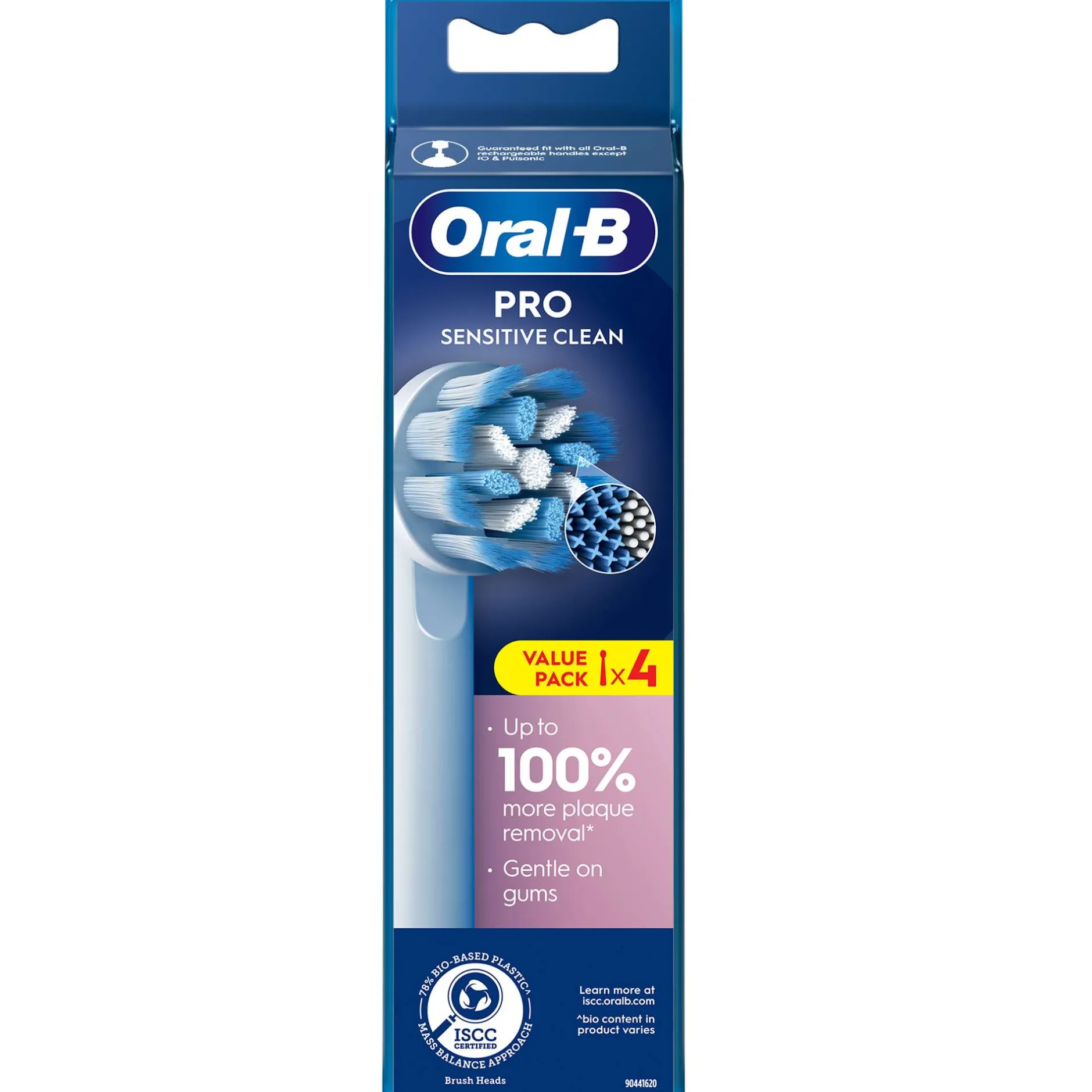 Oral-B Toothbrush Heads Pro Sensitive Clean White Toothbrush Heads 4 Pack Discount
