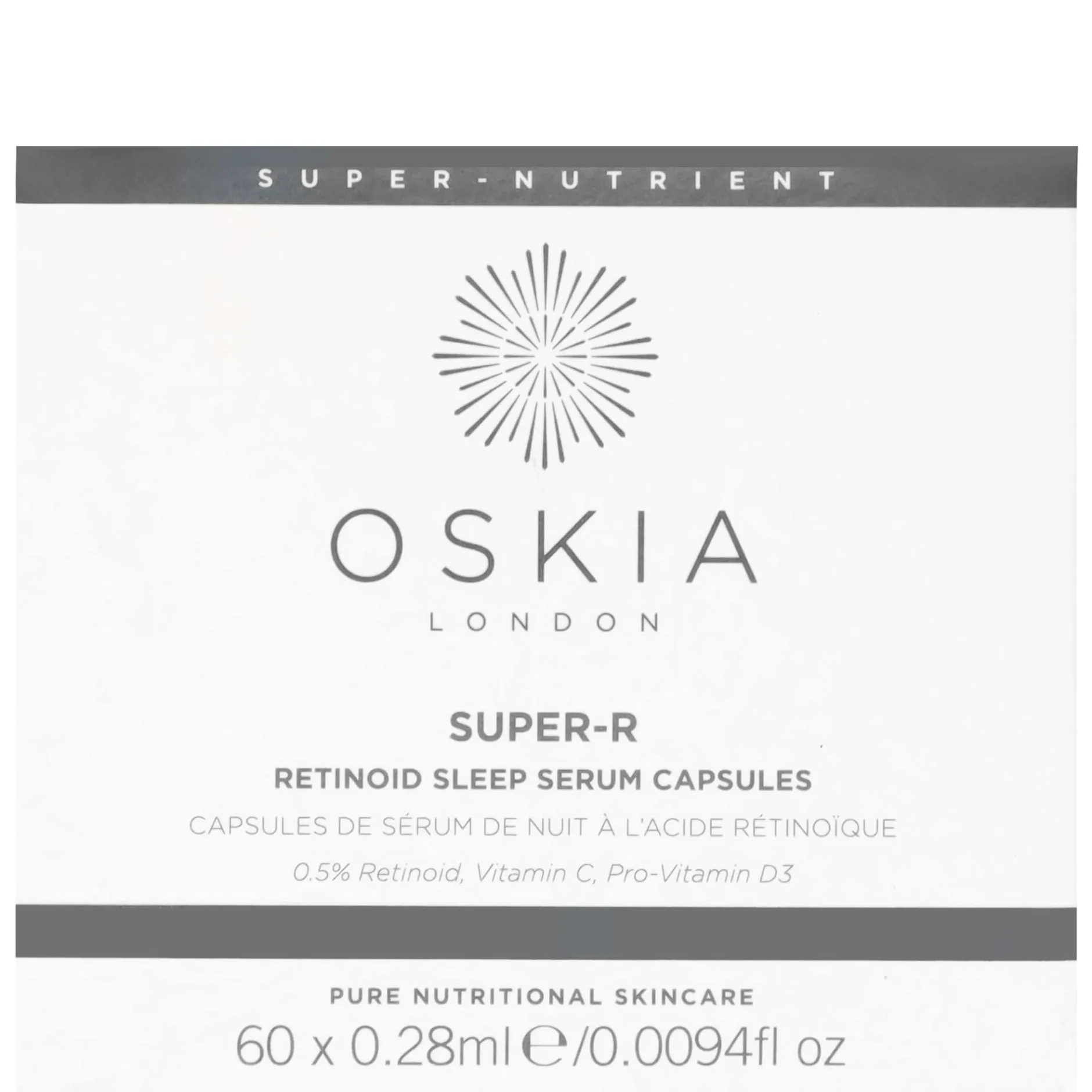 Oskia Facial Oils & Serums Super-R Retinoid Sleep Serum Capsules x 60 Clearance