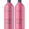 Pureology Bundles Duo: Smooth Perfection Shampoo and Conditioner 1000ml For Frizz Prone, Colour Treated Hair Discount
