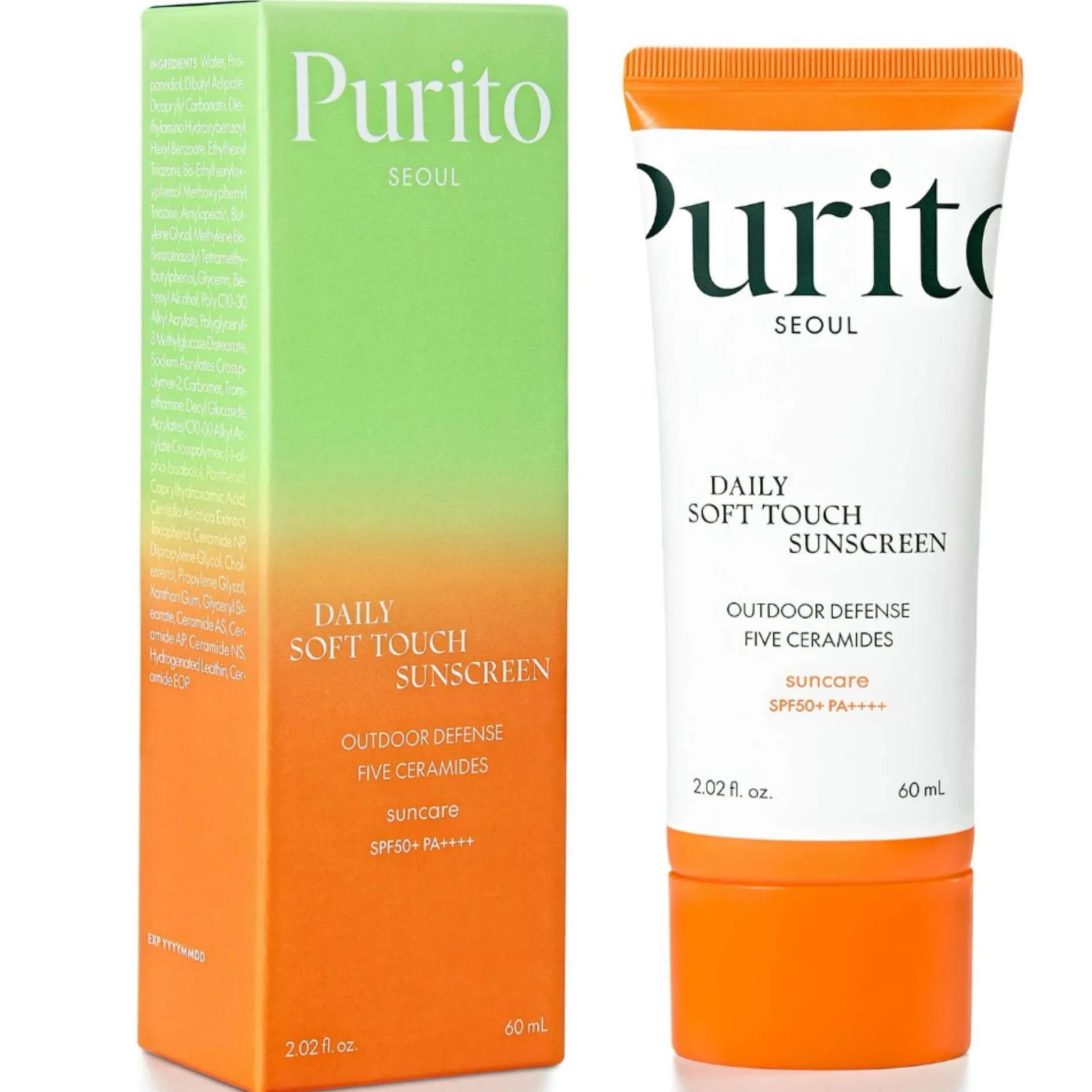 Purito Sun Care Daily Soft Touch Sunscreen PA++++ SPF50+ 60ml Sale