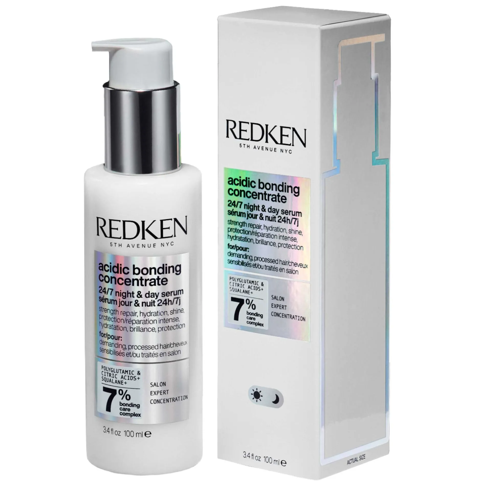 Redken Acidic Bonding Concentrate 24/7 Night & Day Serum 100ml Best