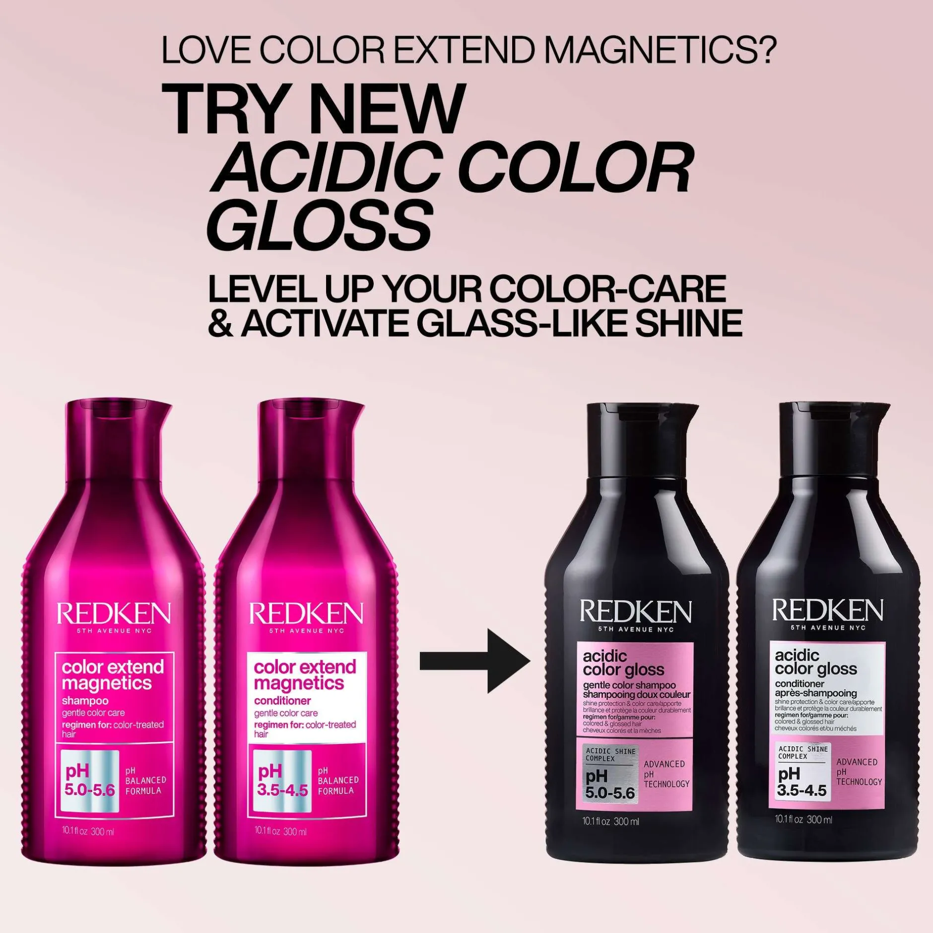 Redken Acidic Color Gloss Activated Glass Gloss Treatment for Glass-Like Shine 237ml