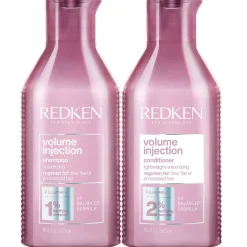 Redken Bundles Duo: Volume Injection Shampoo 300ml & Volume Injection Conditioner 300ml Clearance