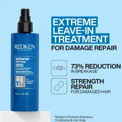 Redken Extreme Anti-Snap Treatment Spray for Damaged Hair, Helps Prevent Breakage 250ml Hot