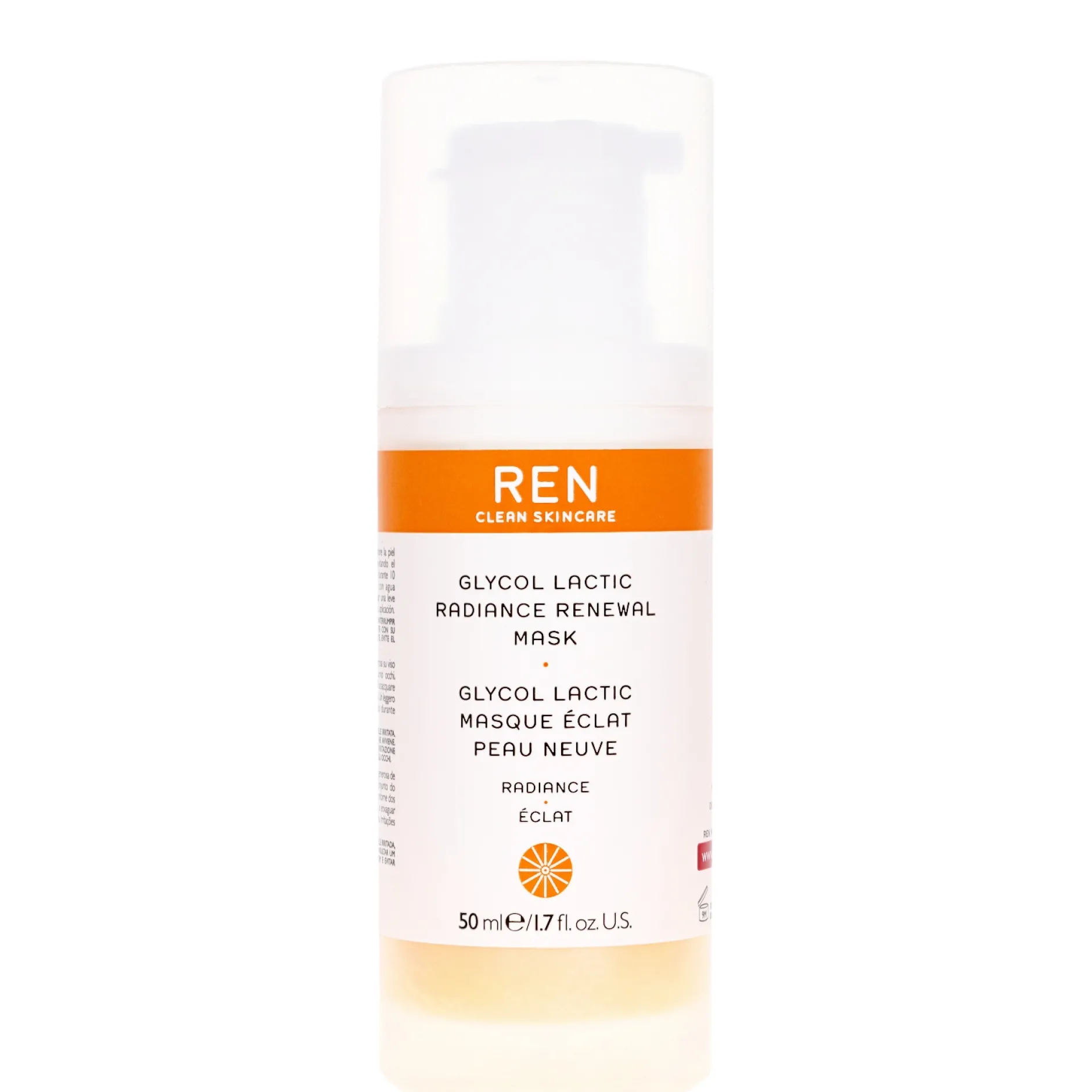 REN Clean Skincare Face Glycol Lactic Radiance Renewal Mask 50ml / 1.7 fl.oz. Hot