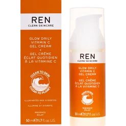 REN Clean Skincare Face Radiance Glow Daily Vitamin C Gel-Cream 50ml / 1.7 fl.oz. Hot