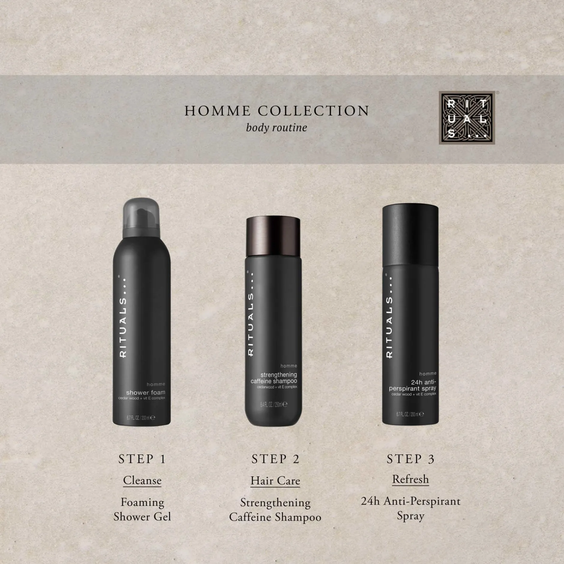 Rituals Homme 24 Hour Anti-Perspirant Spray 200ml Discount