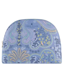 Sara Miller London Savannah Large Cosmetic Bag Blue Sale