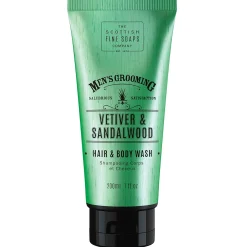 Scottish Fine Soaps Company Men's Grooming Vetiver & Sandalwood Hair & Body Wash 200ml Discount