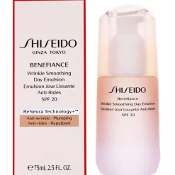 Shiseido Day And Night Creams Benefiance: Wrinkle Smoothing Day Emulsion SPF20 75ml / 2.5 fl.oz. Online