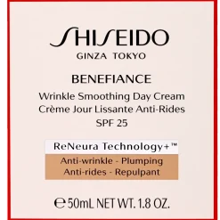 Shiseido Day And Night Creams Benefiance: Wrinkle Smoothing Day Cream SPF25 50ml / 1.8 oz. Clearance