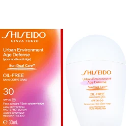 Shiseido Sun Care Urban Environment Age Defense Oil-Free SPF30 30ml / 1 fl.oz. New