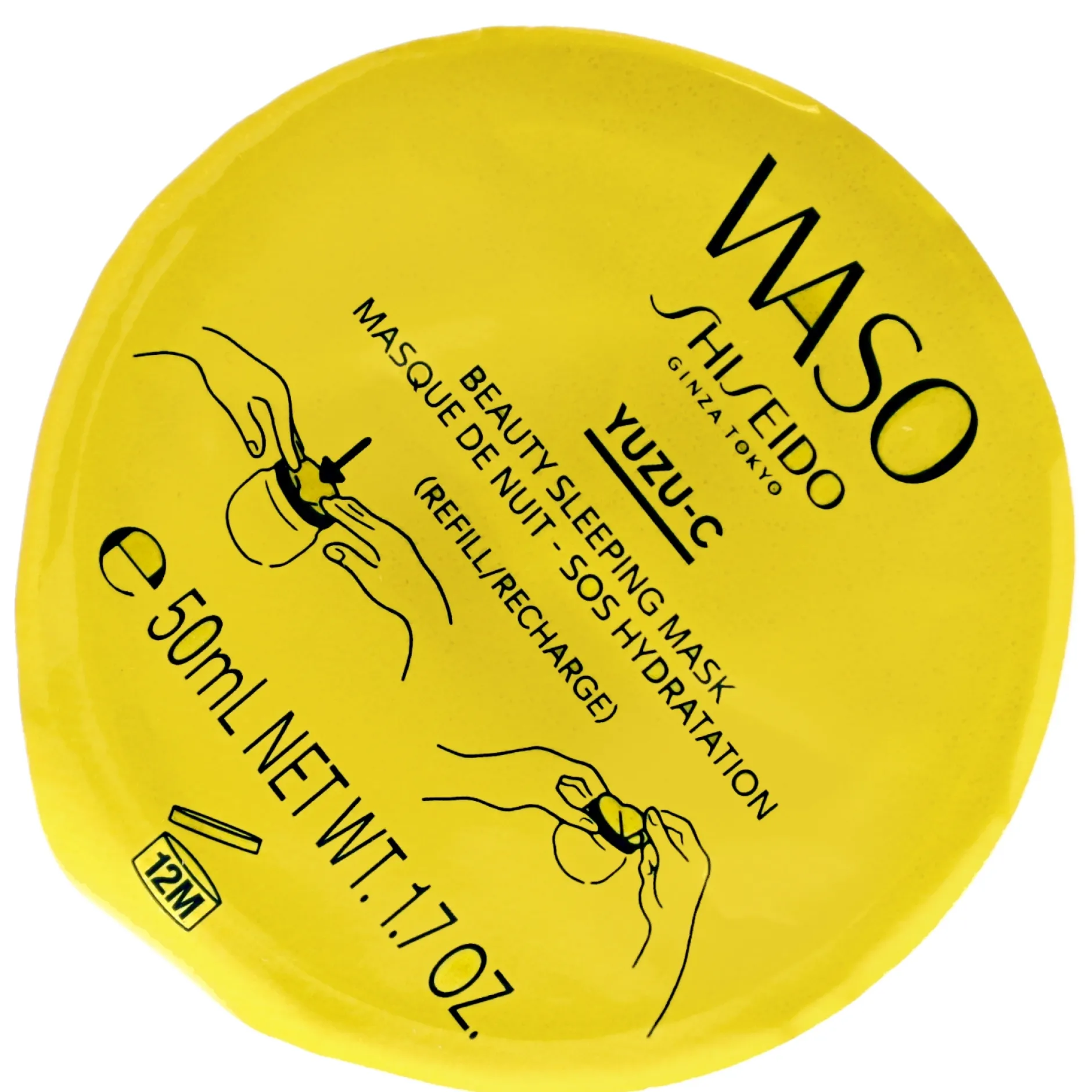 Shiseido Treatments Waso: YUZU-C Beauty Sleeping Mask Refill 50ml Outlet