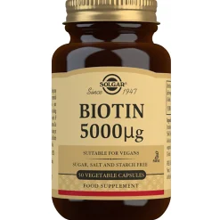 Solgar Vitamins Biotin 5000µg Vegetable Capsules x 50 Sale