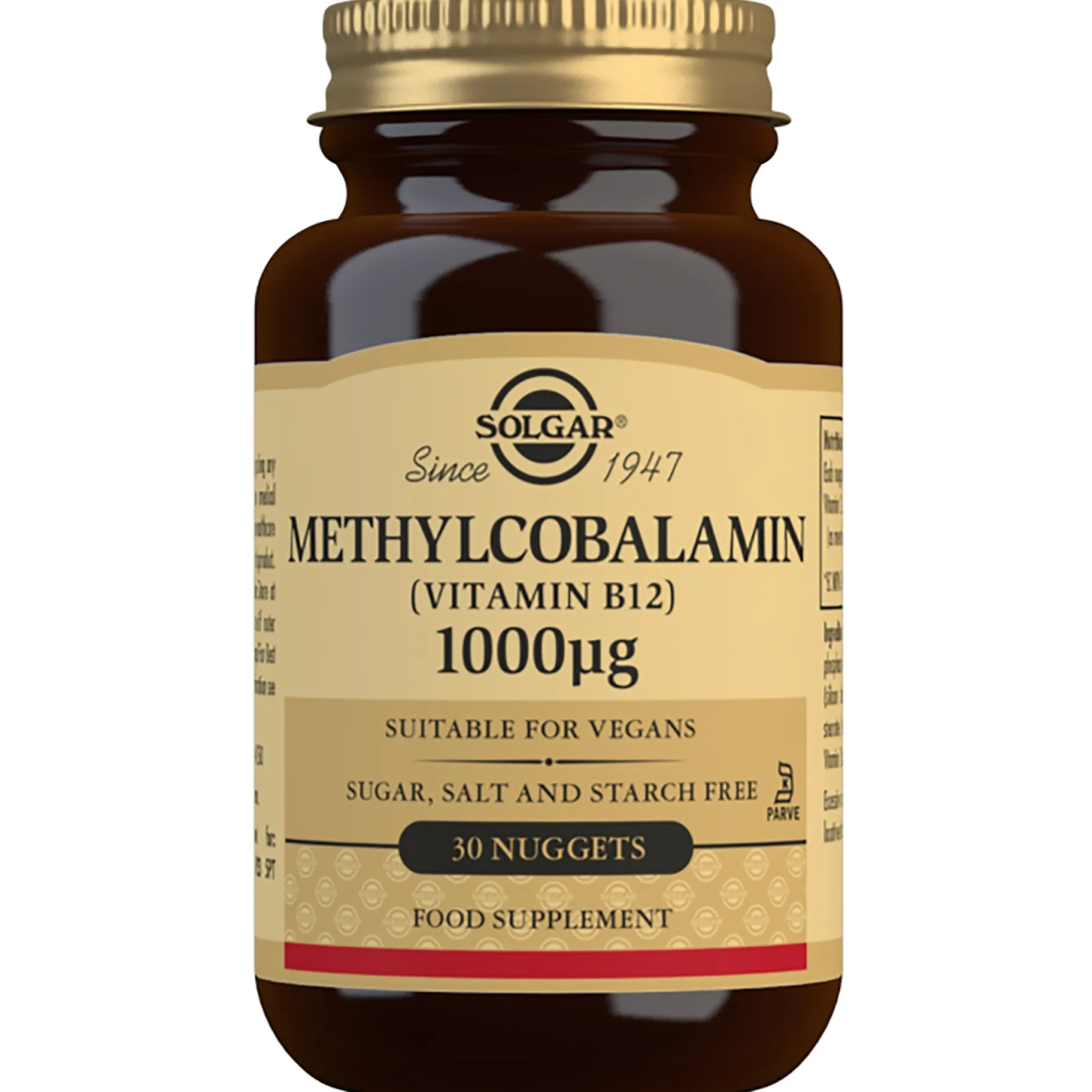 Solgar Vitamins Methylcobalamin (Vitamin B12) 1000 mcg Nuggets x 30 Outlet