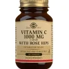 Solgar Vitamins Vitamin C 1000mg with Rose Hips Tablets x 100 New