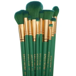 Spectrum Everyday Sets 10 Piece Malachite Green Makeup Brush Set Clearance