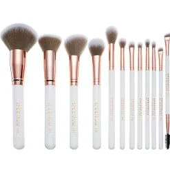 Spectrum Everyday Sets White Marbleous 12 Piece Makeup Brush Set New