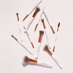 Spectrum Everyday Sets White Marbleous 12 Piece Makeup Brush Set New