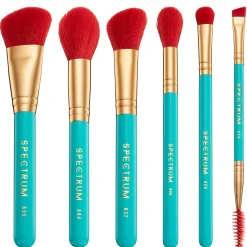 Spectrum Travel Books Cannes 6 Piece Makeup Brush Set Hot