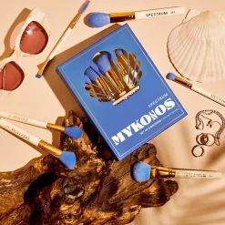 Spectrum Travel Books Mykonos 6 Piece Makeup Brush Set Clearance