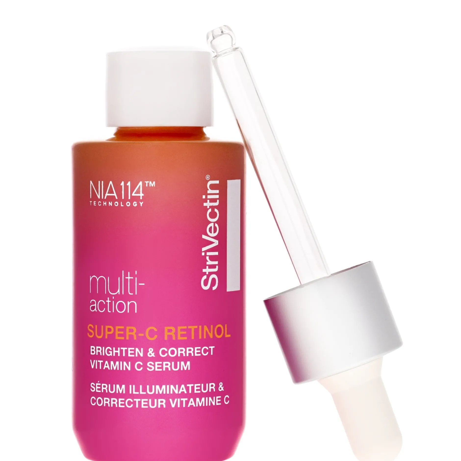 StriVectin Multi-Action Super-C Retinol Brighten & Correct Vitamin C Serum 30ml New