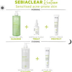 SVR Sebiaclear [Az] Ampoule Flash 15% Azelaic Acid Serum 30ml