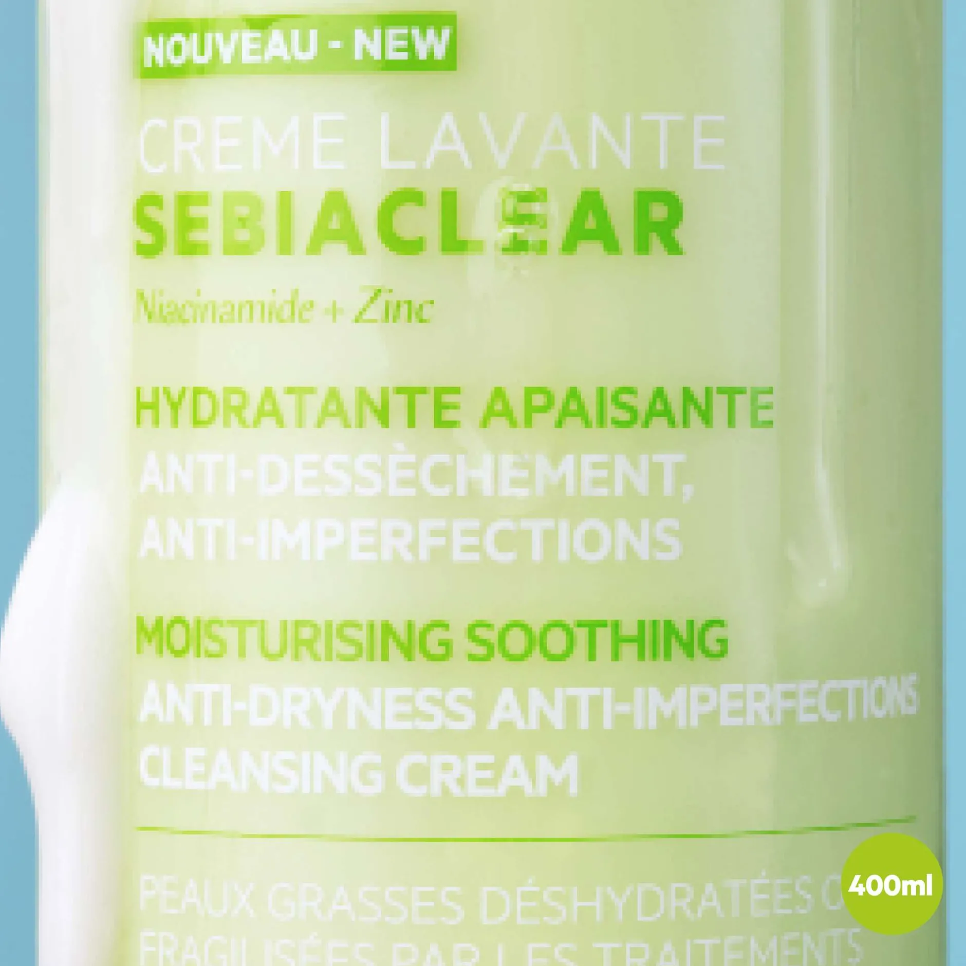 SVR Sebiaclear Soothing Face Wash-Off Cream Cleanser 400ml Best