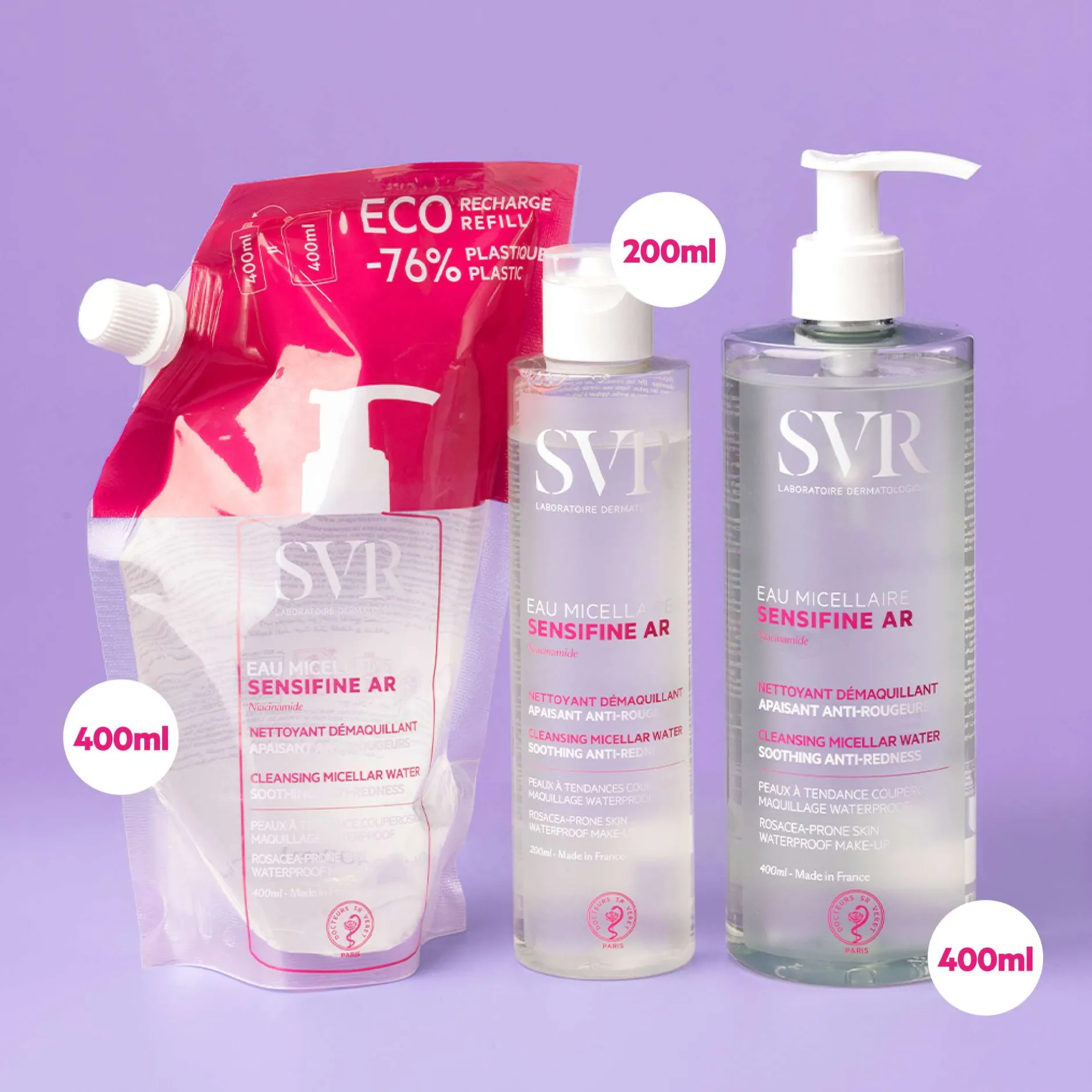 SVR Sensifine Ar Soothing Anti-Redness Micellar Water 400ml Outlet