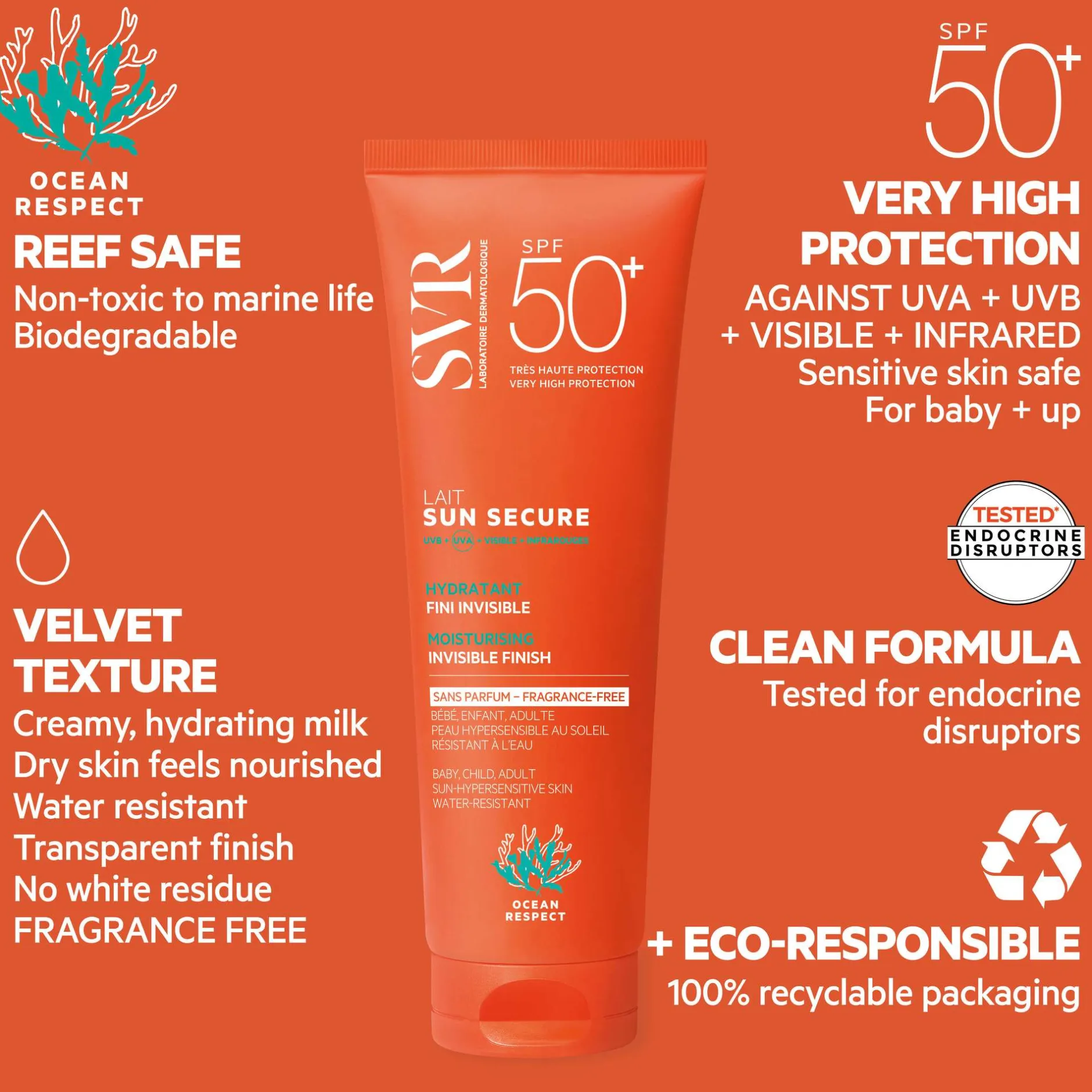 SVR Sun Secure Ultra-Light & Invisible Spray SPF50+ 250ml Sale