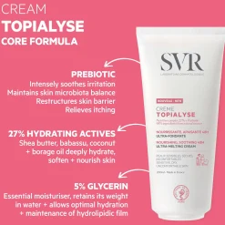 SVR Topialyse 48H Soothing Nourishing Cream for Dry Skin 200ml Hot