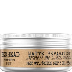 TIGI Bed Head For Men Styling Matte Separation Workable Wax 85g New
