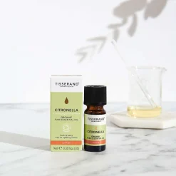 Tisserand Aromatherapy Pure Essential Oils Citronella Organic Essential Oil 9ml Online