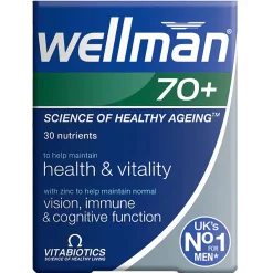 Vitabiotics Wellman 70+ x 30 Tablets