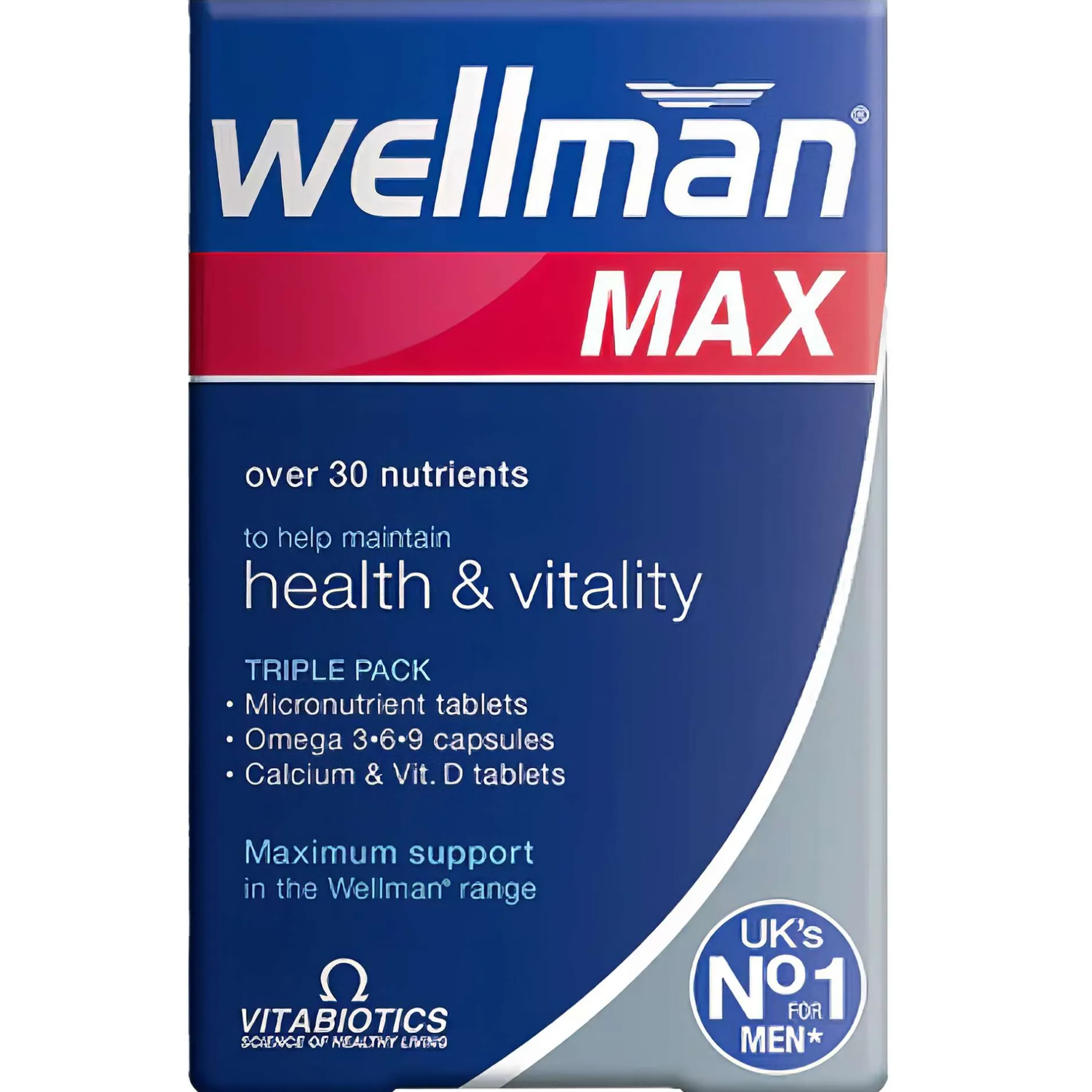 Vitabiotics Wellman Max 3-in-1 Triple Pack Outlet