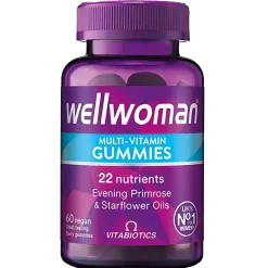 Vitabiotics Wellwoman Multi-Vitamin Natural Berry Flavour Vegan Gummies x 60 New