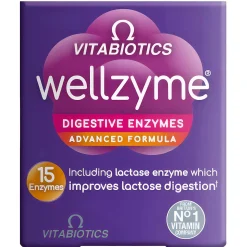 Vitabiotics Wellzyme Digestive Enzymes Advanced Formula Capsules x 60 Hot