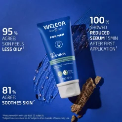 Weleda Men 2in1 Face Beard Wash 100ml