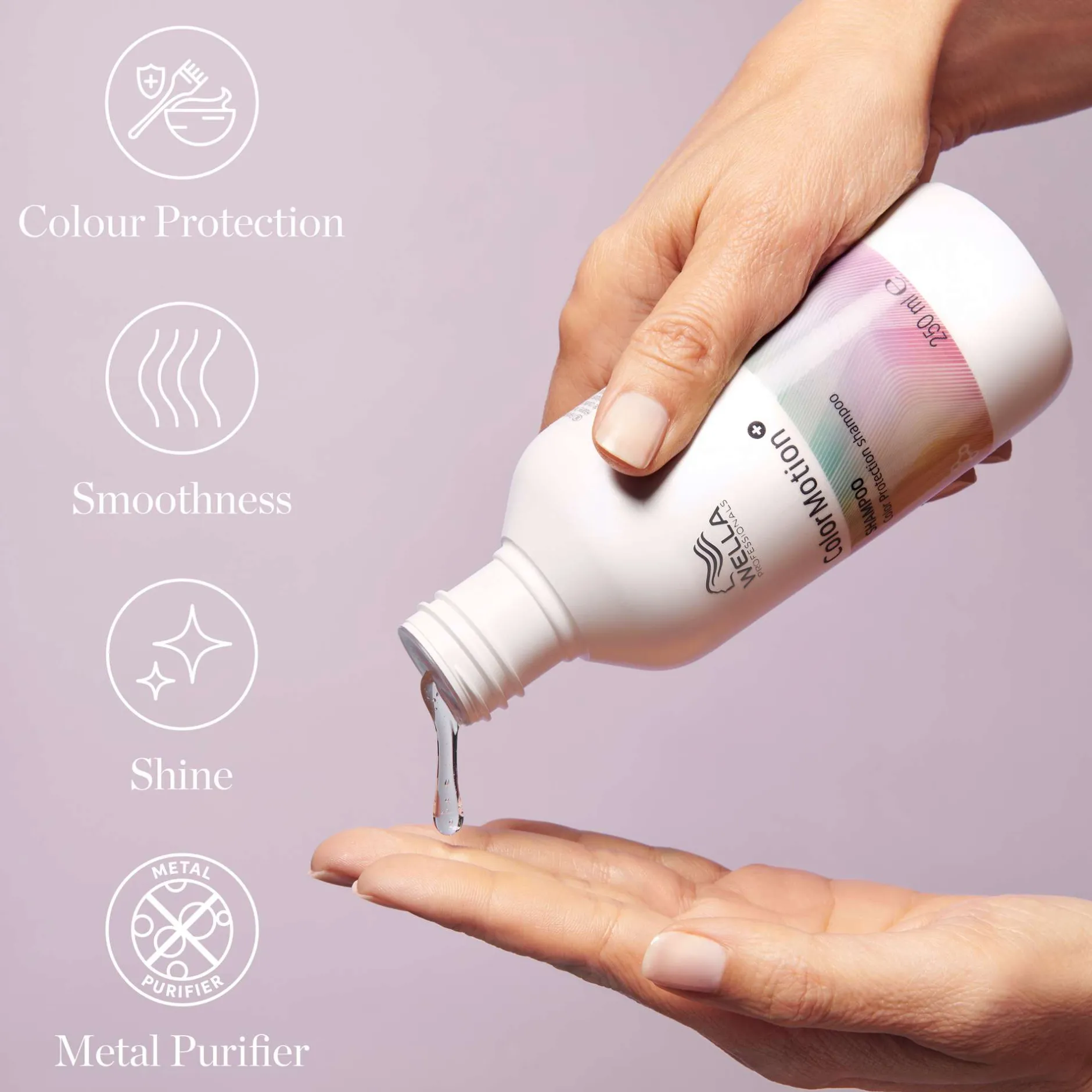 Wella Color Motion+ Color Protection Shampoo 250ml Hot